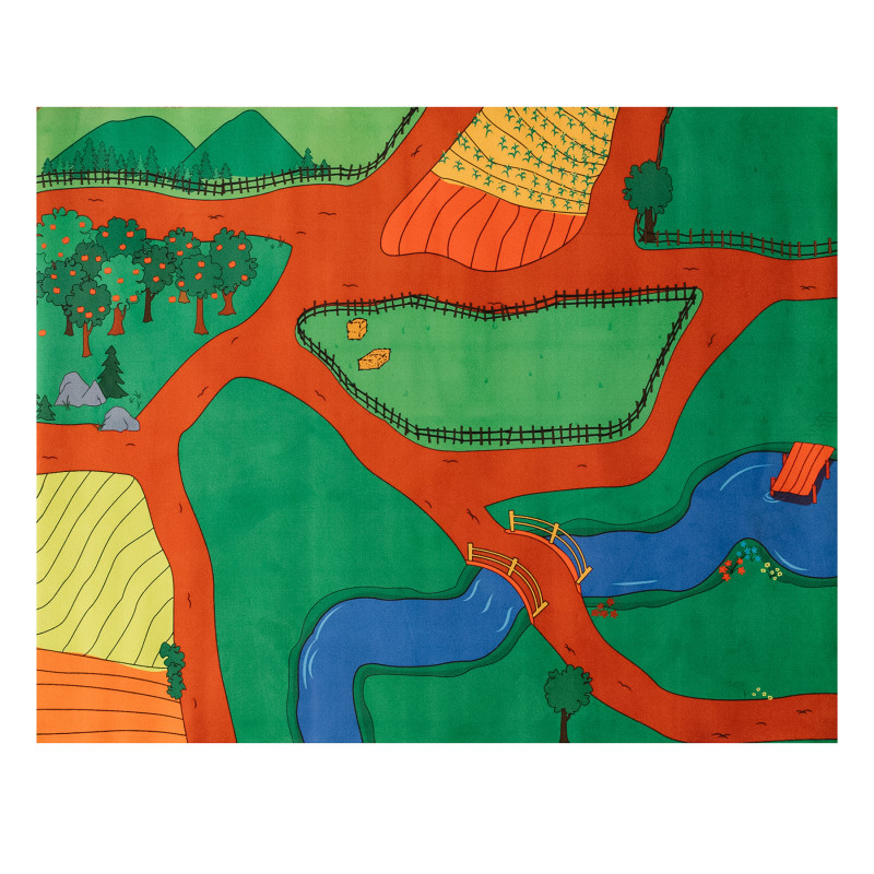 LEARNING ADVANTAGE The Freckled Frog Farm Floor Mat