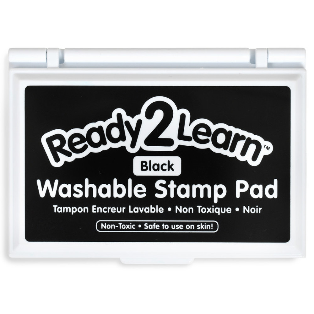 LEARNING ADVANTAGE READY 2 LEARN™ Washable Stamp Pad - Black LEARNING ADVANTAGE READY 2 LEARN™ Washable Stamp Pad - Black