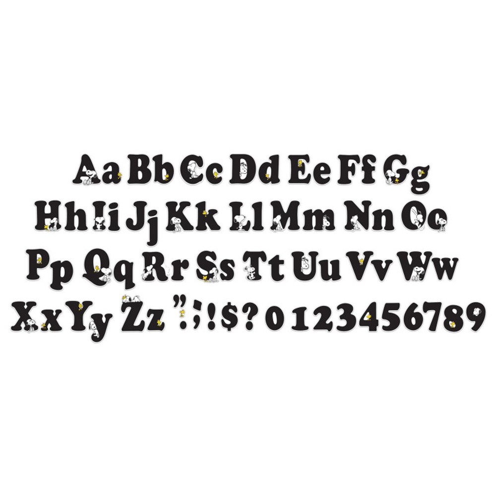 EUREKA Eureka® Peanuts® Deco Letters, Pack of 210