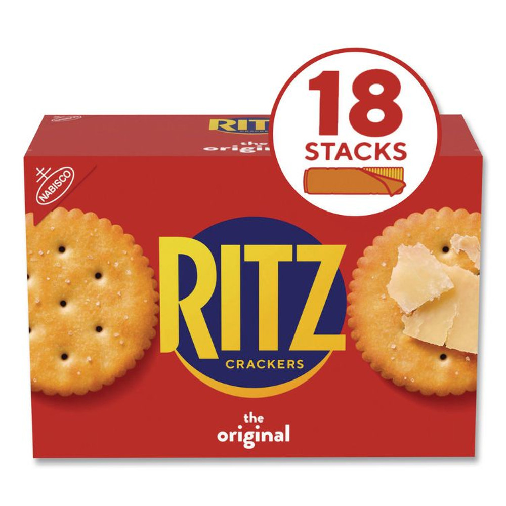 NABISCO FOOD GROUP 22002636 Original Crackers, Buttery, 18 Individually Wrapped Sleeves, 3 lb Box, 1 Box/Carton