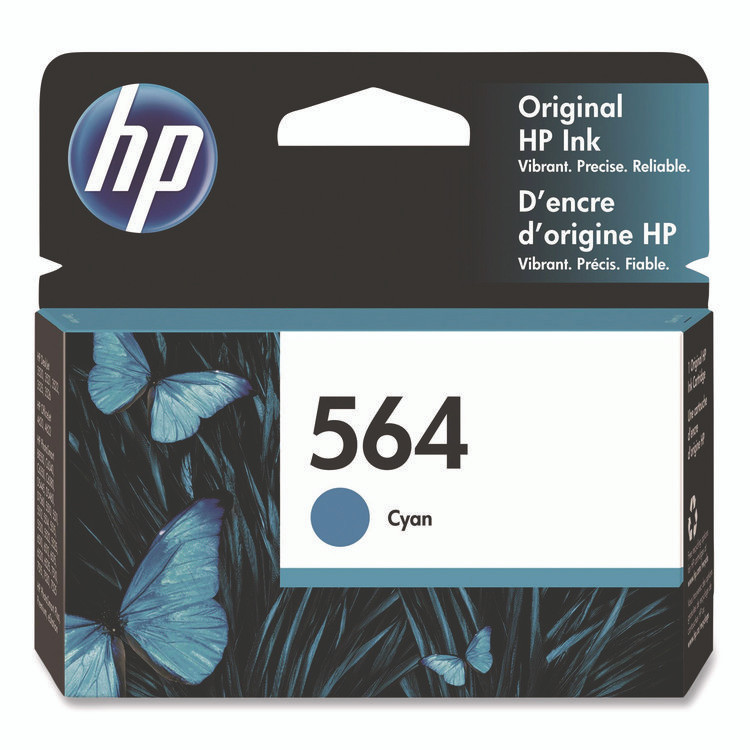 HP INC CB318WNCT HP 564, (CB318WN) Cyan Original Ink Cartridge, 24/Carton