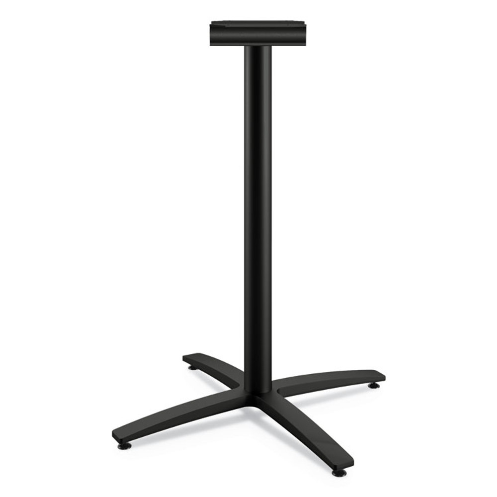 HON COMPANY BTX42SCBK Between Standing-Height X-Base for 30" to 36" Table Tops, 26.18w x 41.12h, Black