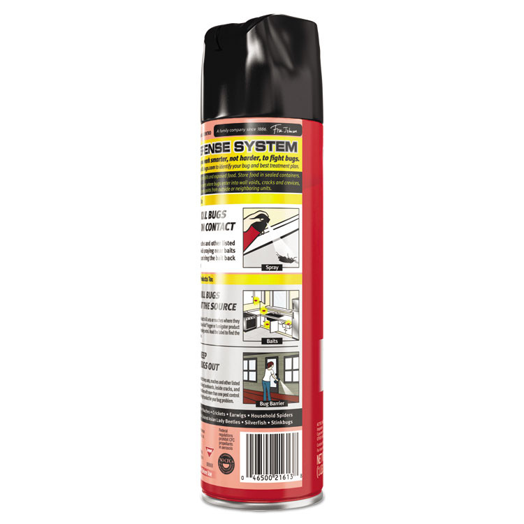 SC JOHNSON Raid® 386220 Ant and Roach Killer, 17.5 oz Aerosol Spray, Outdoor Fresh, 12/Carton