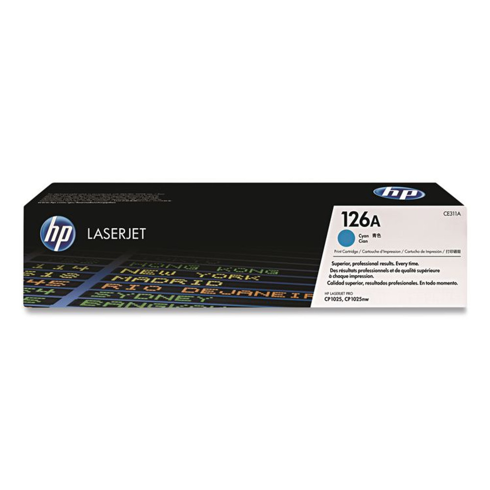 HP INC CE311A HP 126A, (CE311A) Cyan Original LaserJet Toner Cartridge