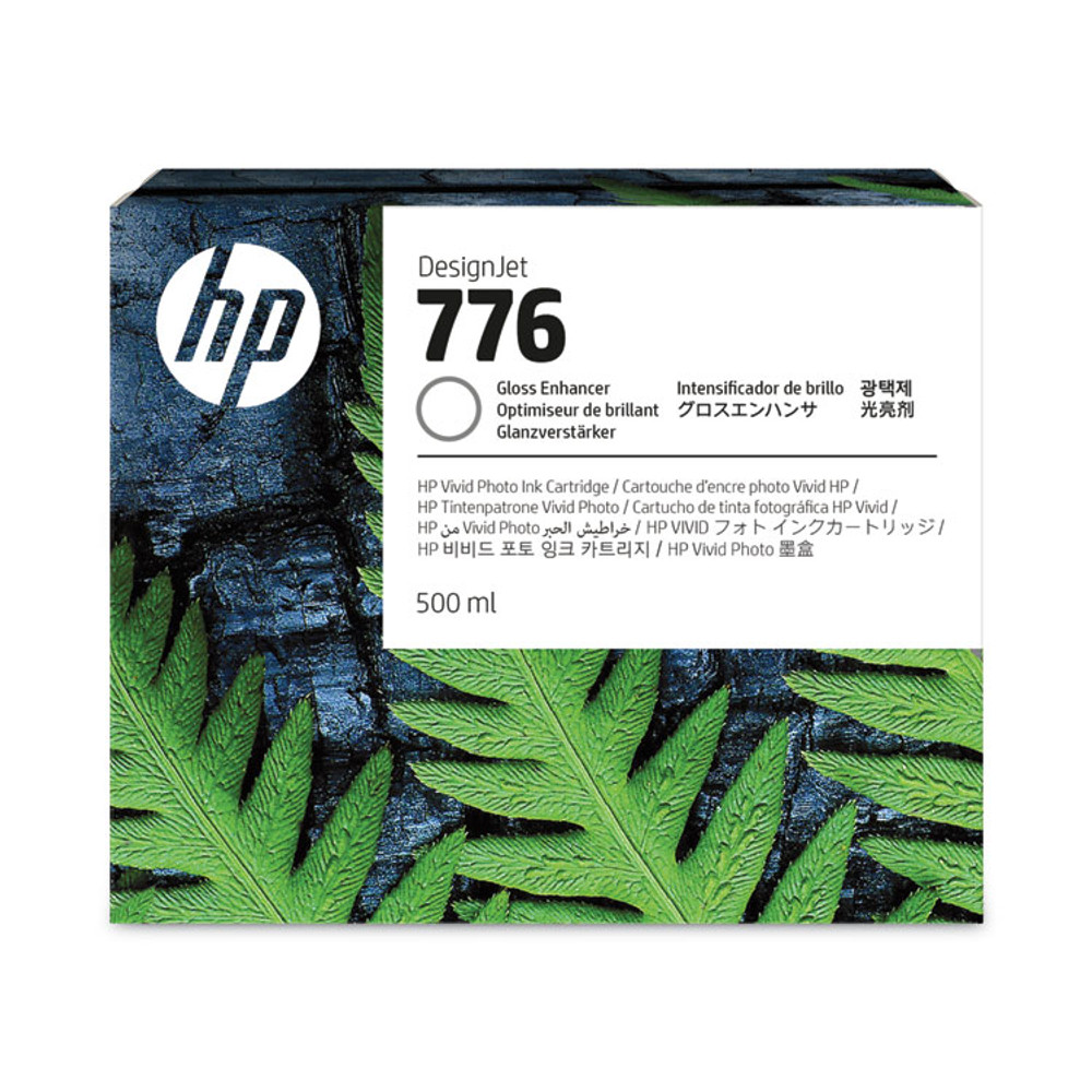 HP INC 1XB06ACT HP 776 (1XB06ACT) Gloss Enhancer Original DesignJet Ink Cartridge, 12/Carton