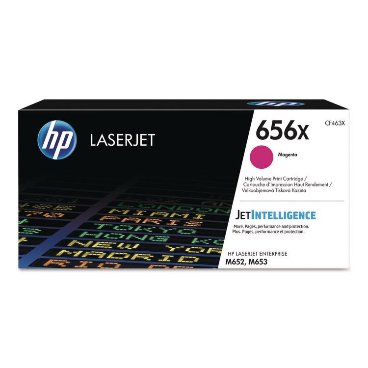 HP INC CF463X HP 656X, (CF463X) High-Yield Magenta Original LaserJet Toner Cartridge