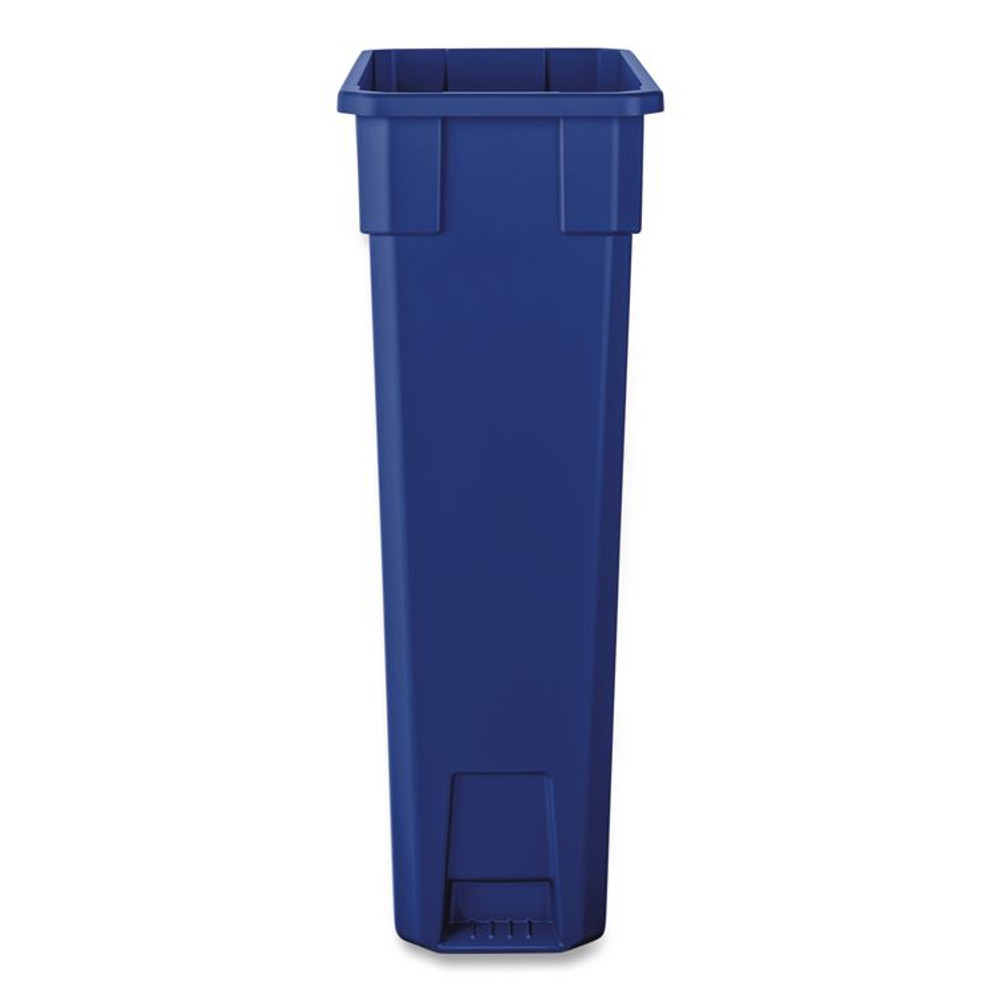 BOARDWALK 23GLRECYCLEB Slim Recycling Container, 23 gal, Polypropylene, Blue