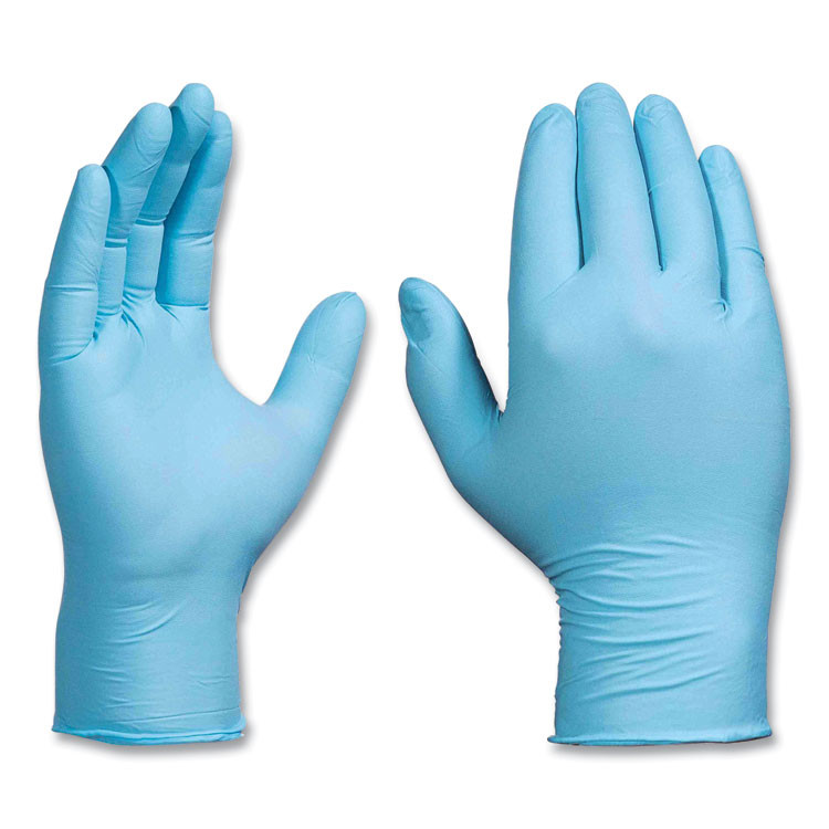 AMMEX CORPORATION GloveWorks® by INPF49100 Industrial Nitrile Gloves, Powder-Free, XX-Large, 5 mil Thick, 9.5" Long, Blue, 100/Box, 10 Boxes/Carton