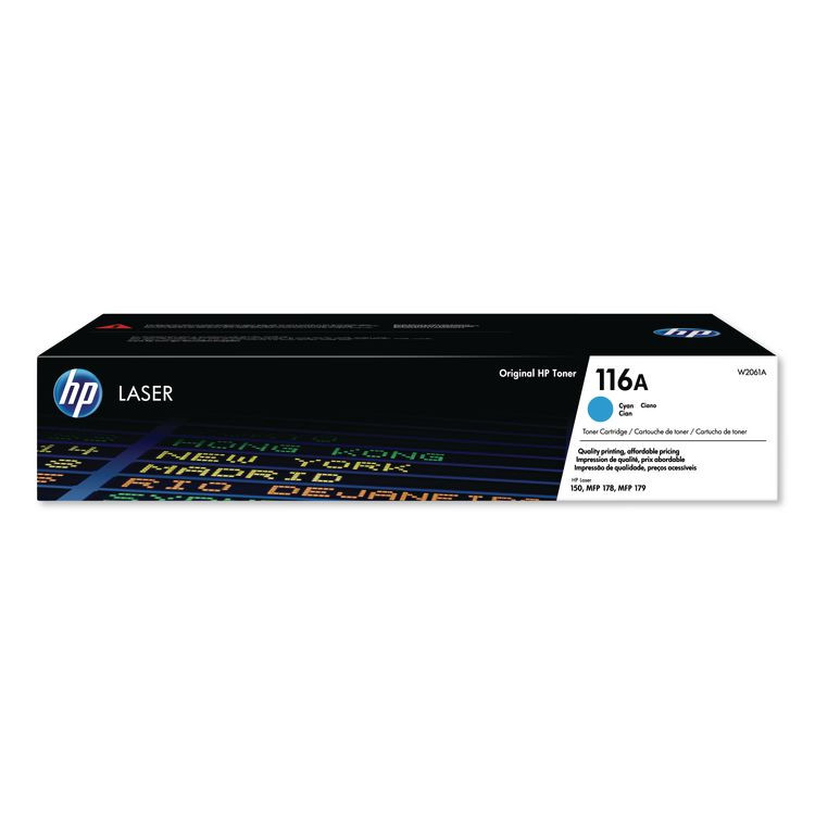 HP INC W2061A HP 116A, (W2061A) Cyan Original Laser Toner Cartridge