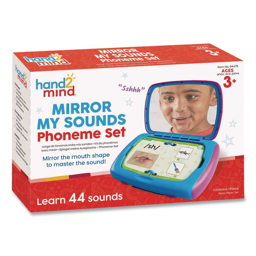 LEARNING RESOURCES hand2mind® 94475 Mirror My Sounds Phoneme Set, Grades Pre-K to 9