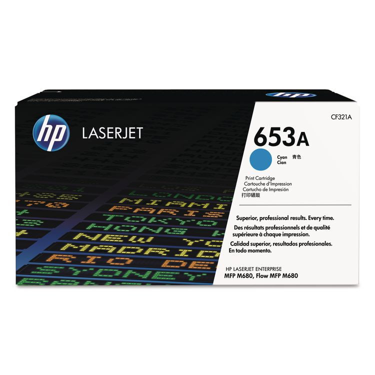 HP INC CF321A HP 653A, (CF321A) Cyan Original LaserJet Toner Cartridge