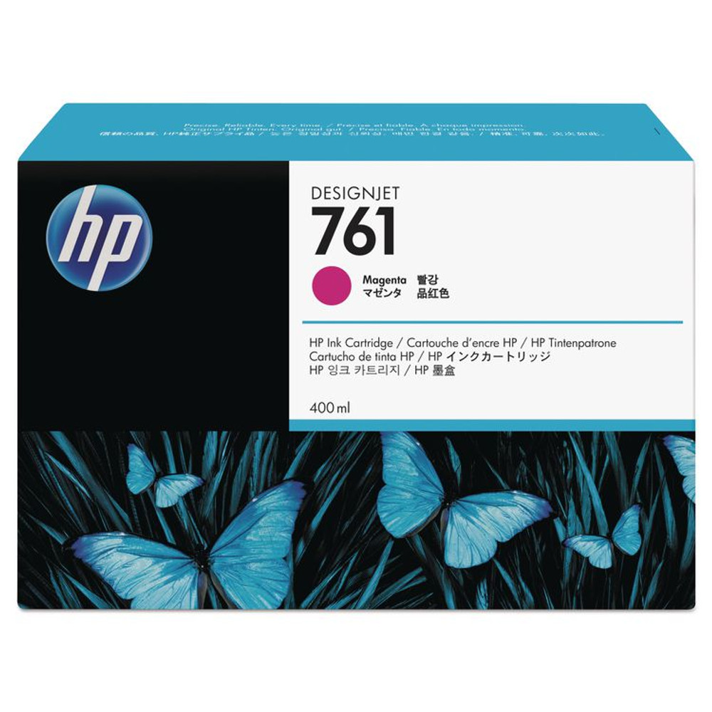 HP INC CM993ACT HP 761, (CM993A) Magenta Original Ink Cartridge, 10/Carton