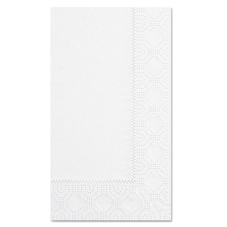 HOFFMASTER 180500 Dinner Napkins, 2-Ply, 15 x 17, White, 1,000/Carton