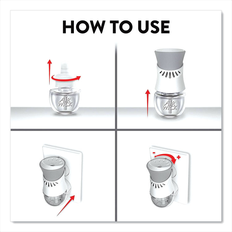 RECKITT BENCKISER Air Wick® 79717PK Scented Oil Refill, Fresh Waters, 0.67 oz, 2/Pack