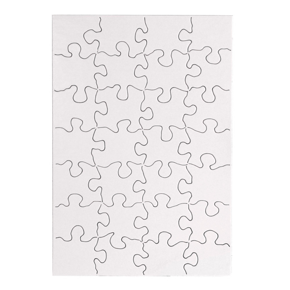 HYGLOSS PRODUCTS INC. Hygloss® Compoz-A-Puzzle®, 5 1/2" x 8" Rectangle, 28-Piece, Pack of 24 HYGLOSS PRODUCTS INC. Hygloss® Compoz-A-Puzzle®, 5 1/2" x 8" Rectangle, 28-Piece, Pack of 24