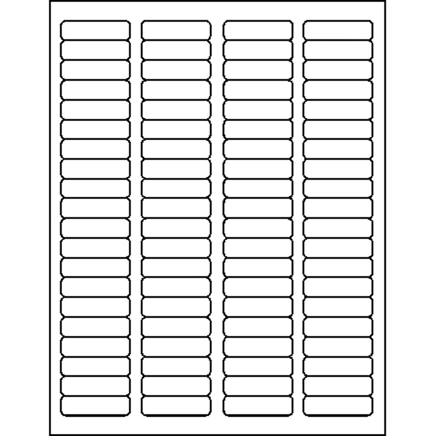 Business Source 26121 Business Source Clear Return Address Laser Labels