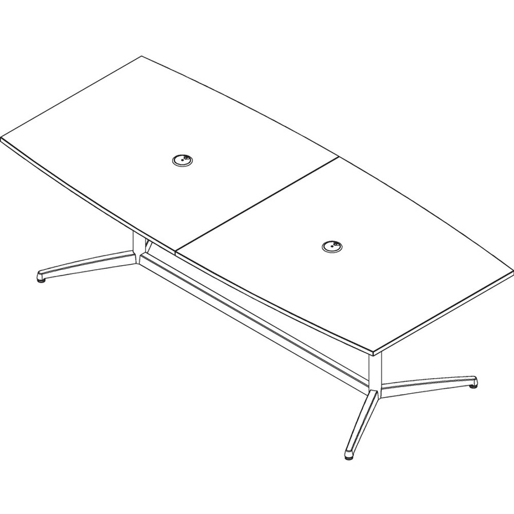 Bush Industries, Inc Bush Business Furniture 99TBM96MRSVK Bush Business Furniture Boat Top Conference Table