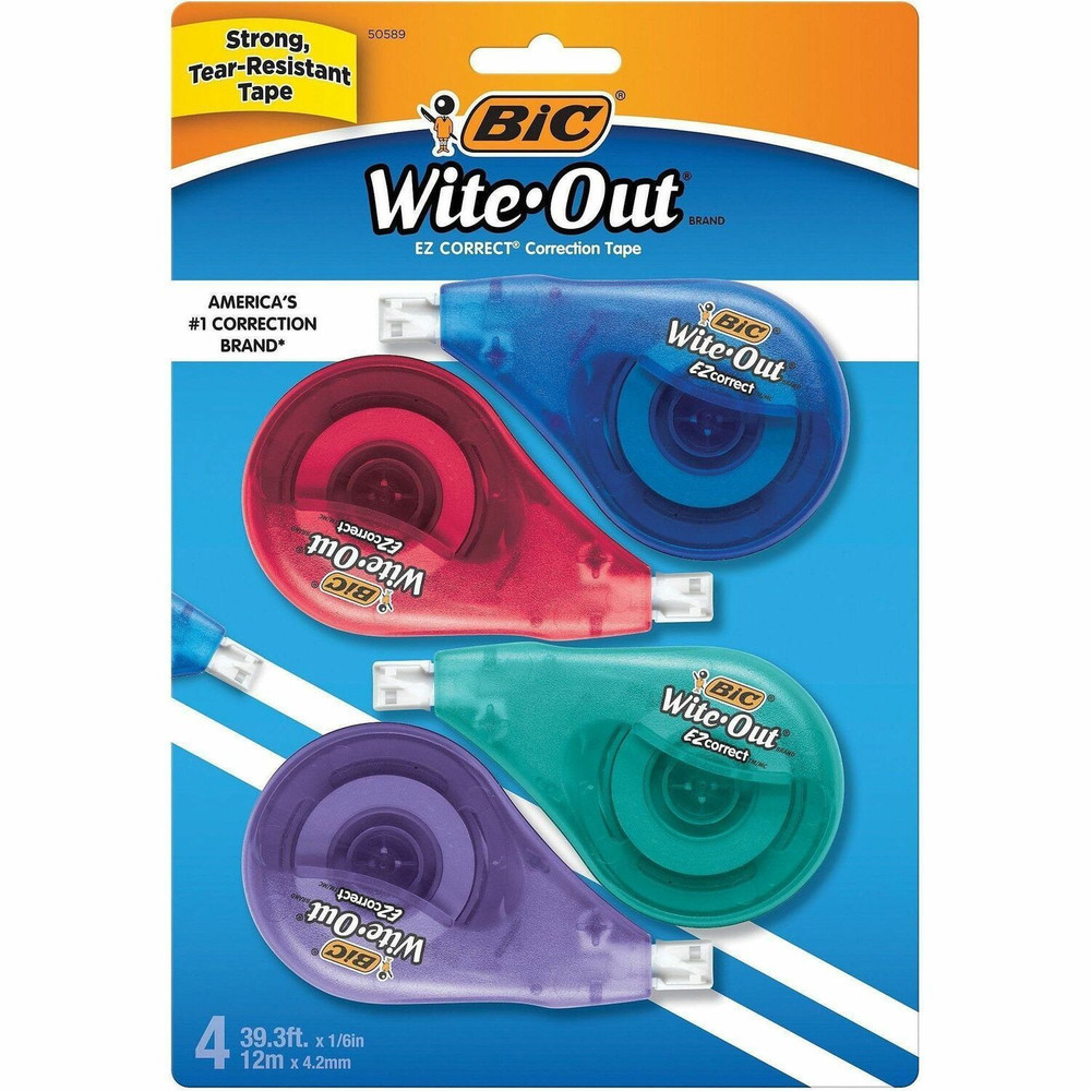 BIC WOTAPP418 BIC Wite-Out EZ CORRECT Correction Tape BIC WOTAPP418 BIC Wite-Out EZ CORRECT Correction Tape