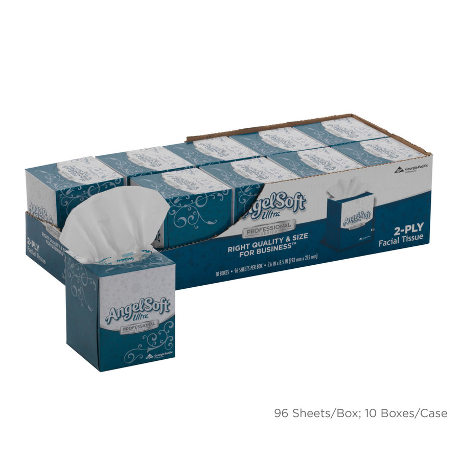 Georgia Pacific Corp. Angel Soft Ultra Professional Series 4636014 Angel Soft Ultra Professional Series Cube Box Facial Tissue