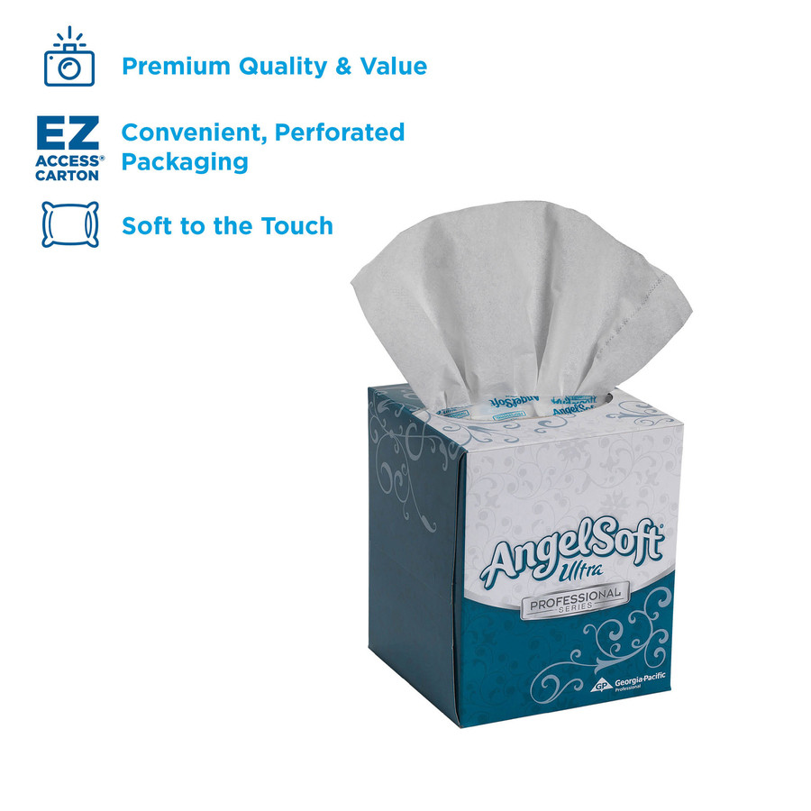 Georgia Pacific Corp. Angel Soft Ultra Professional Series 4636014 Angel Soft Ultra Professional Series Cube Box Facial Tissue