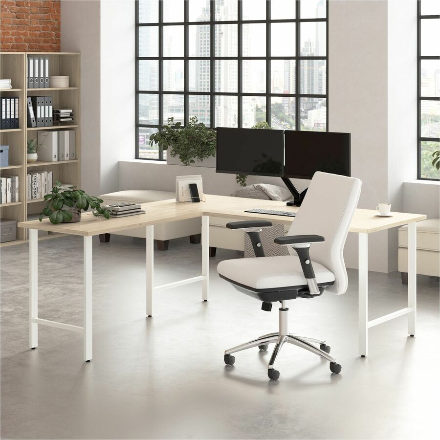 Bush Industries, Inc Bush Business Furniture HUD272NE Bush Business Furniture Hustle 72W x 30D Computer Desk with Metal Legs