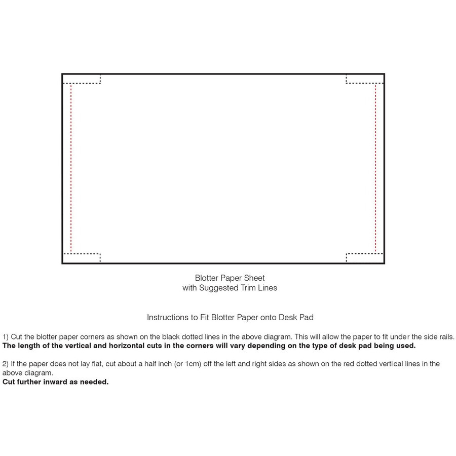 Dacasso Limited, Inc Dacasso S1402 Dacasso Blotter Paper Pack