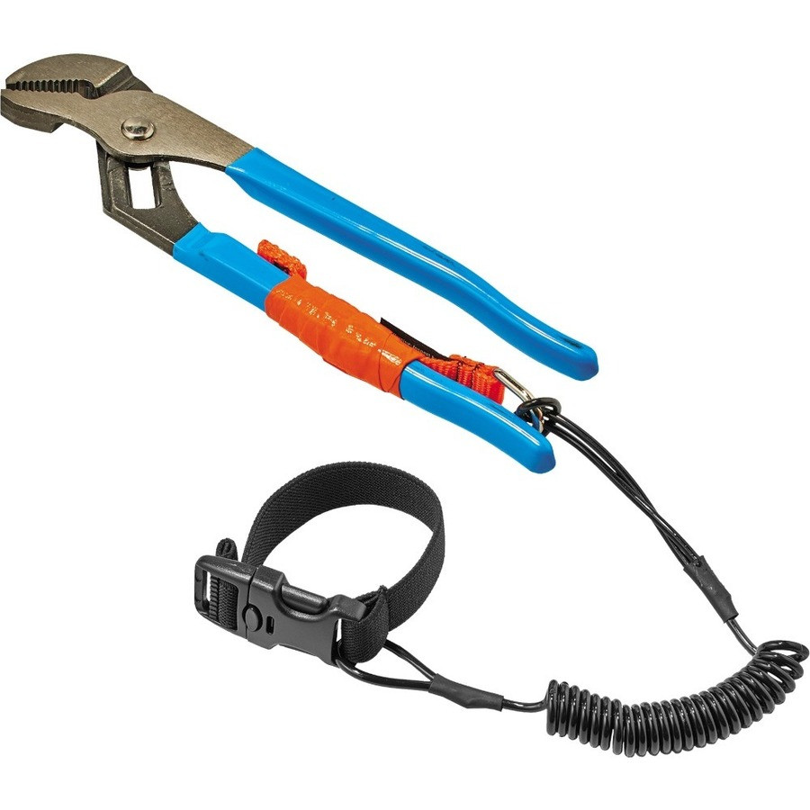 Tenacious Holdings, Inc Squids 19156 Squids 3157 Coil Tool Lanyard with Buckle - 2lbs / 0.9kg