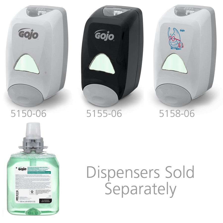 Gojo Industries, Inc Gojo&reg; 516304CT Gojo&reg; FMX-12 Refill Green Certified Hair/Body Wash