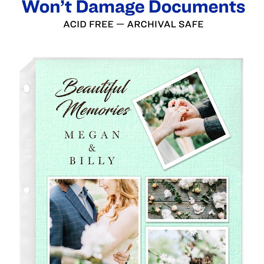 Avery Avery&reg; 76000BD Avery&reg; Secure Top Sheet Protectors