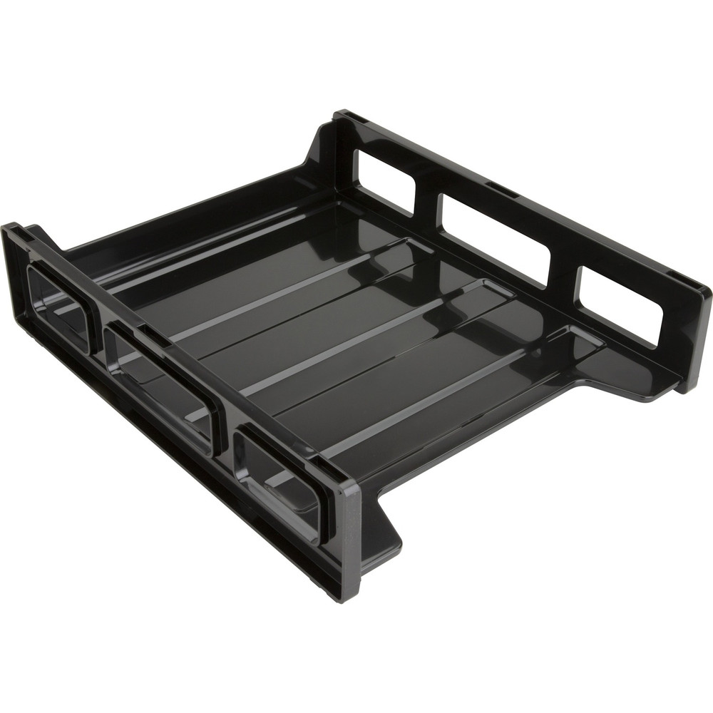 Business Source 62884 Business Source Front-Load Stackable Letter Tray