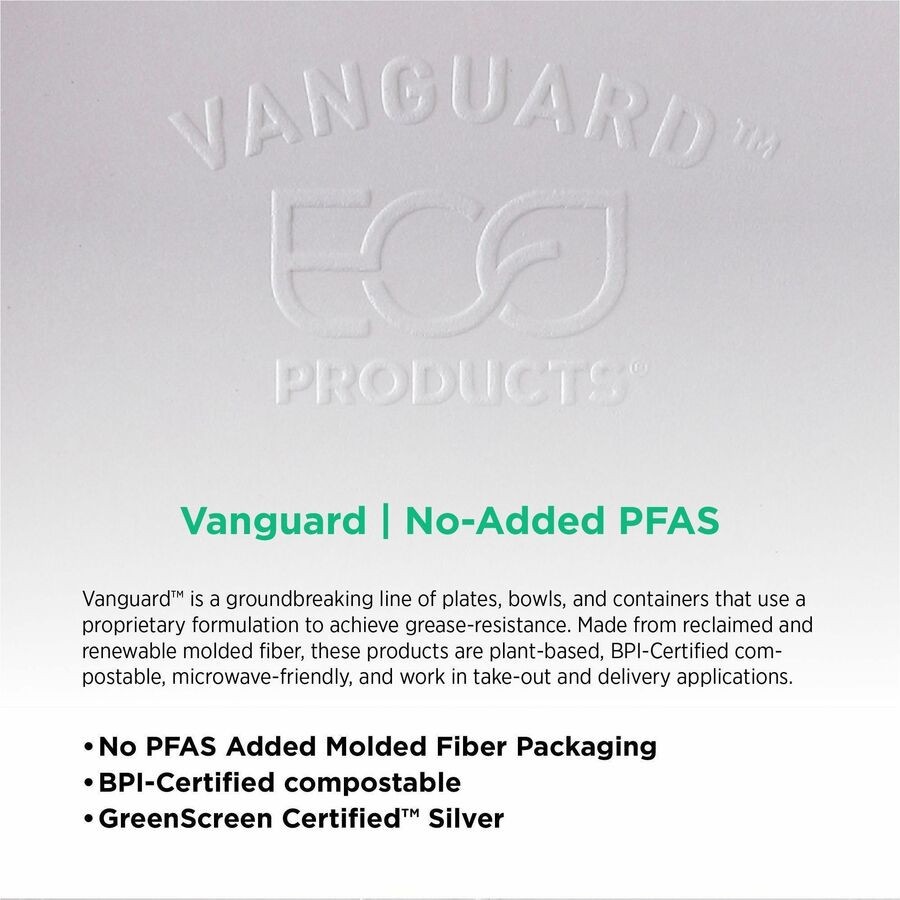 Eco-Products, Inc Eco-Products EP-P013NFA Eco-Products Vanguard 9" Sugarcane Plates
