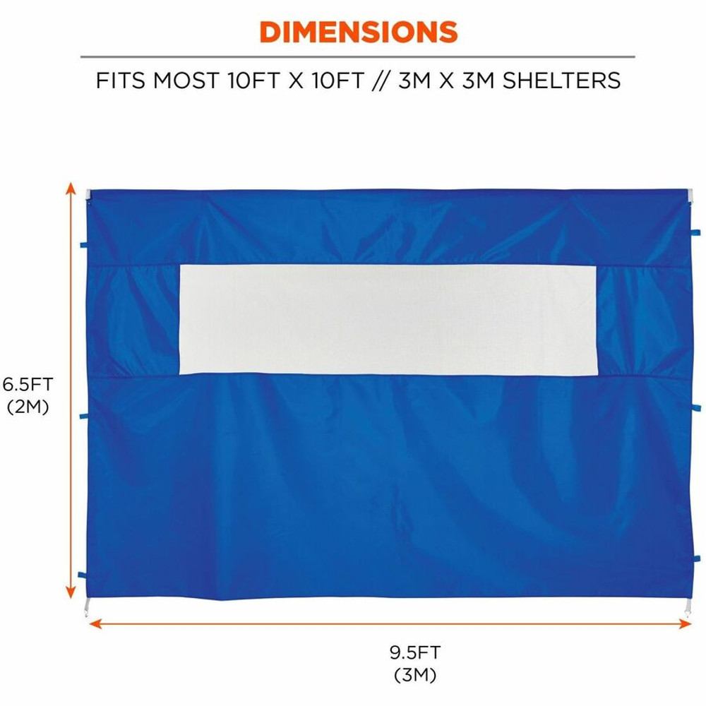 Tenacious Holdings, Inc Ergodyne 12987 Ergodyne Heavy-Duty Tent Sidewalls w/Window