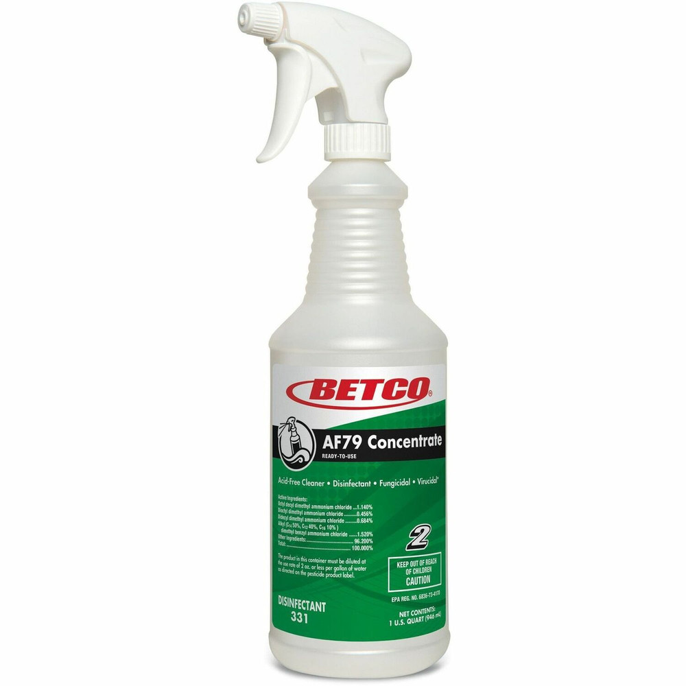 Betco Corporation Green Earth 3313200 Green Earth AF79 Acid Free Bathroom Cleaner #2 Spray Bottle