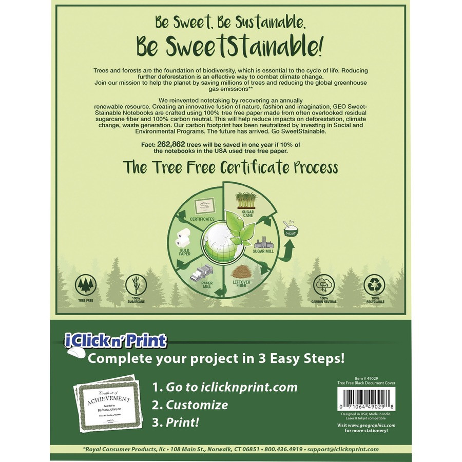 Geographics, LLC Geographics 49029 Geographics Letter Certificate Holder