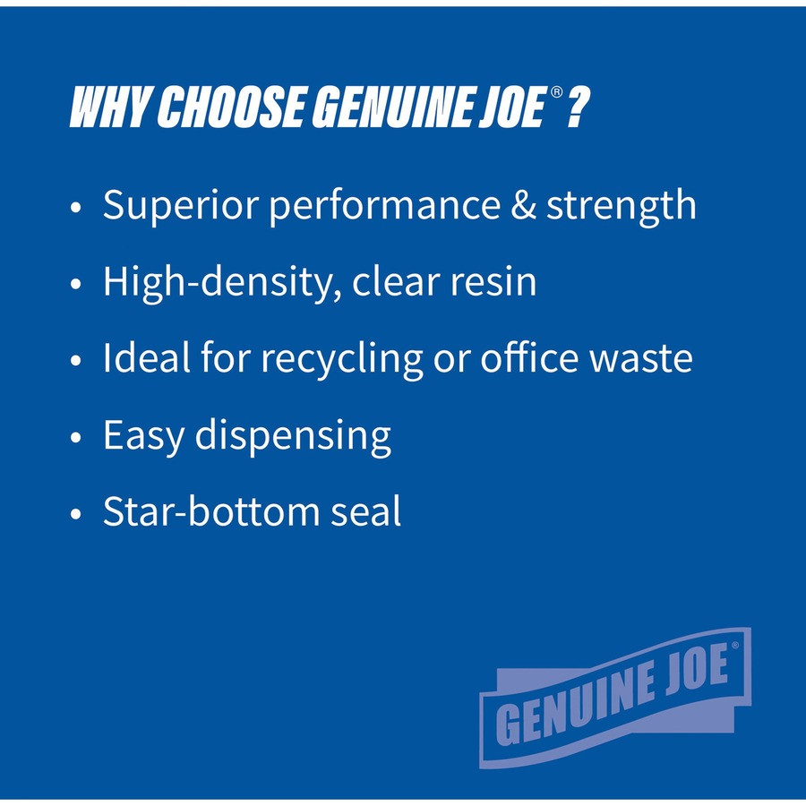 Genuine Joe 01757 Genuine Joe High-Density Can Liners