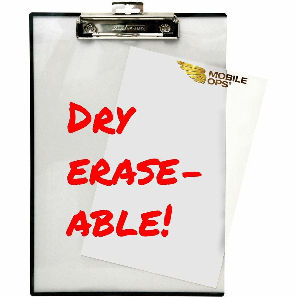 Baumgartens Mobile OPS TA-1611 Mobile OPS Quick Reference Clipboard