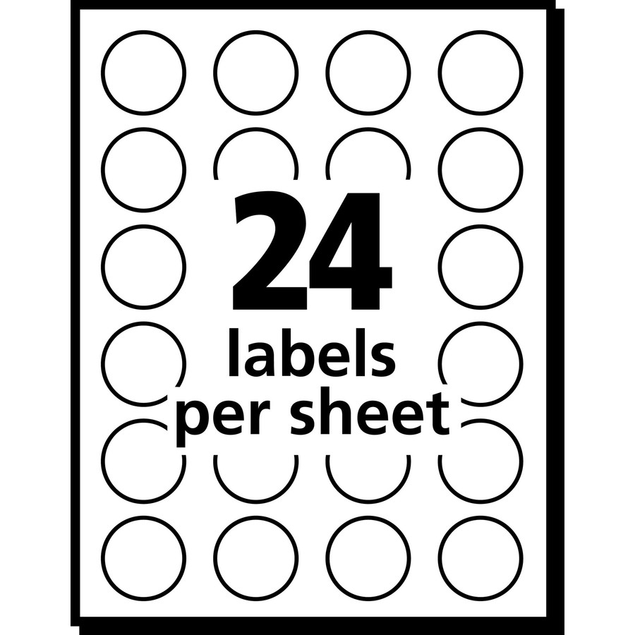 Avery Avery&reg; 5472 Avery&reg; Removable Print or Write Color Coding Labels