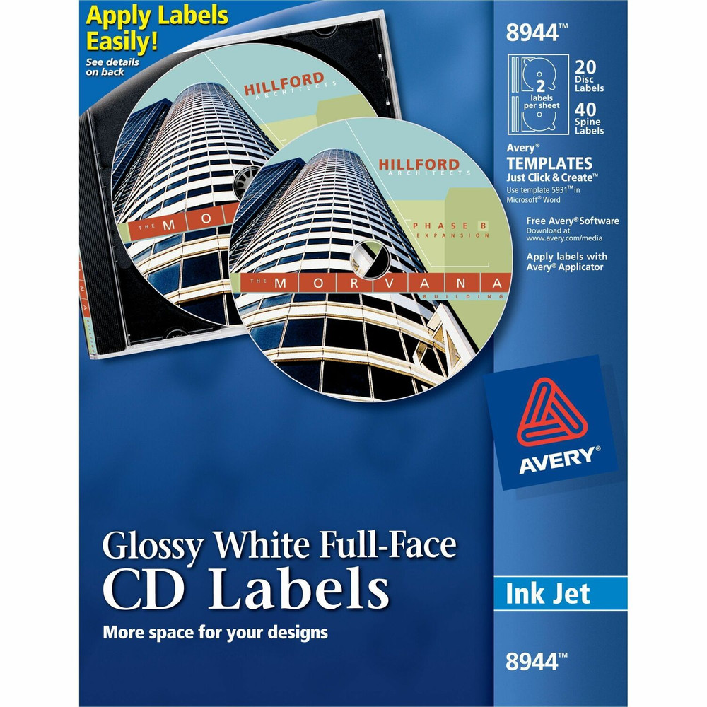 Avery Avery&reg; 8944 Avery&reg; Optical Disc Label