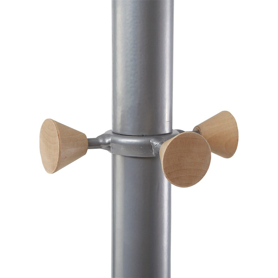 Alba, Inc Alba PMLUX6 Alba 2-shelf Mobile Chrome Coat Rack