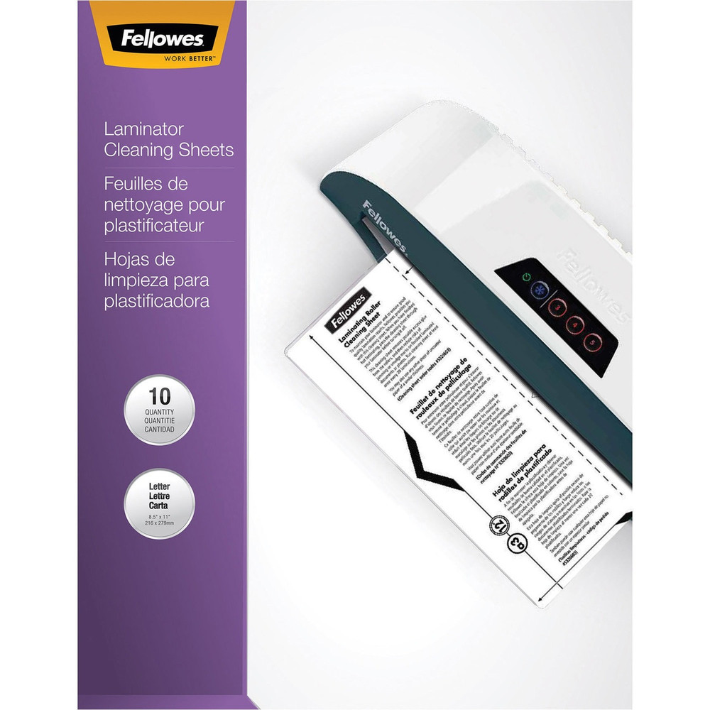 Fellowes, Inc. Fellowes 5320603 Fellowes Laminator Cleaning Sheets 10pk