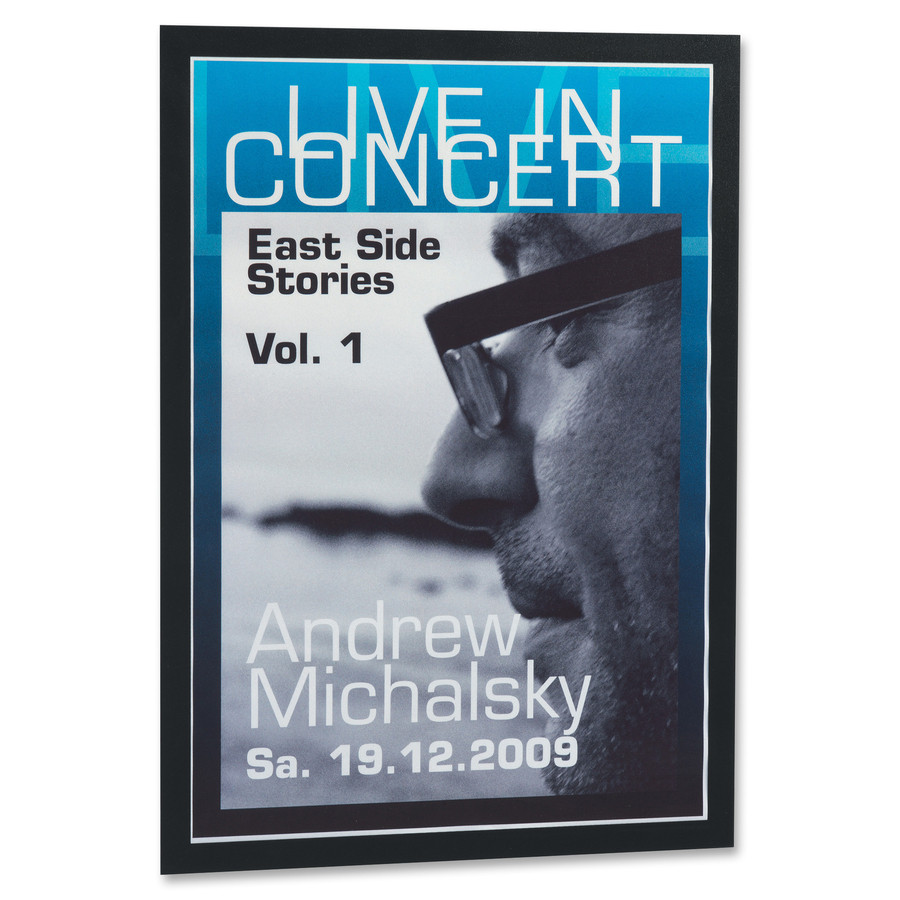 Durable Office Products Corp. DURABLE 476901 DURABLE&reg; DURAFRAME&reg; Self-Adhesive Magnetic Tabloid Sign Holder