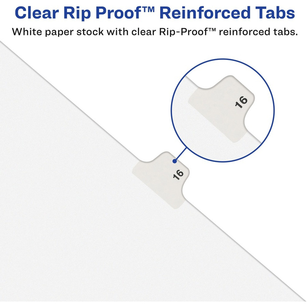 Avery Avery&reg; 82432 Avery&reg; Side Tab Individual Legal Dividers