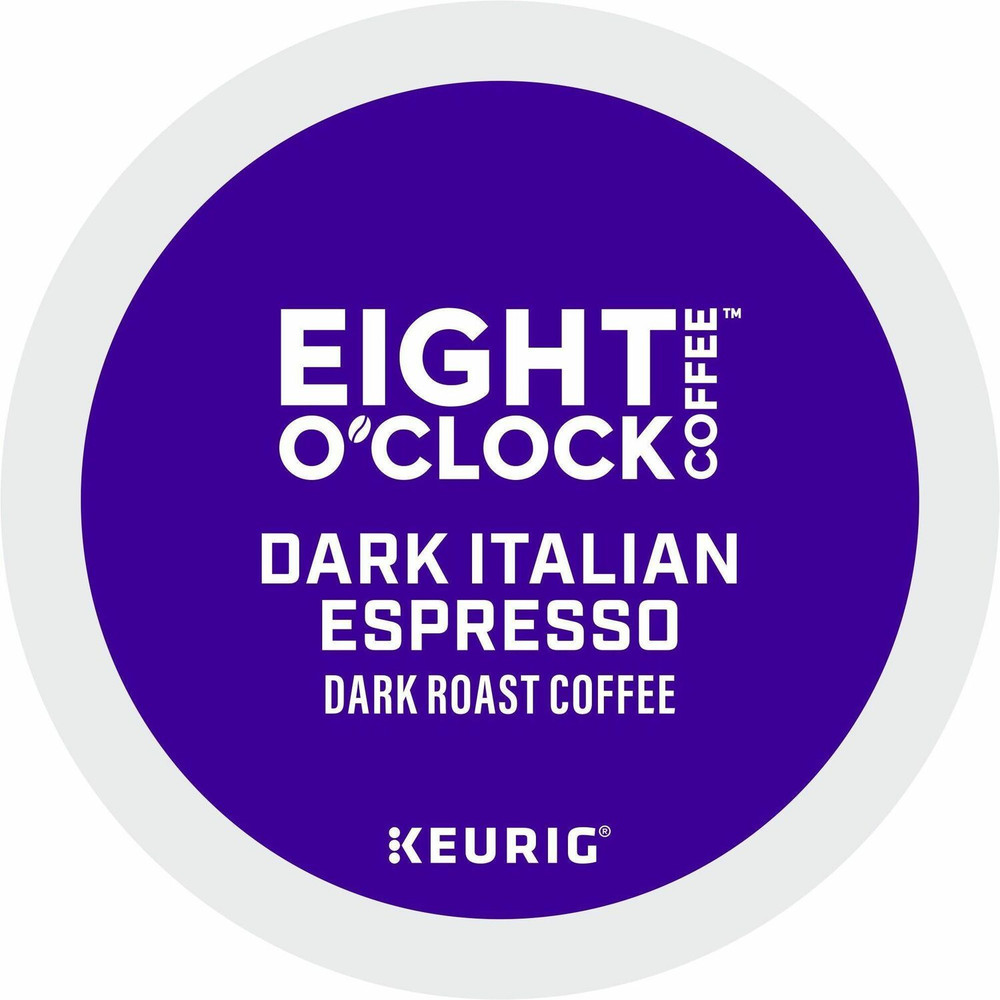 Keurig Dr Pepper Inc. Eight O'Clock 0631CT Eight O'Clock K-Cup, Ground Dark Italian Espresso Coffee