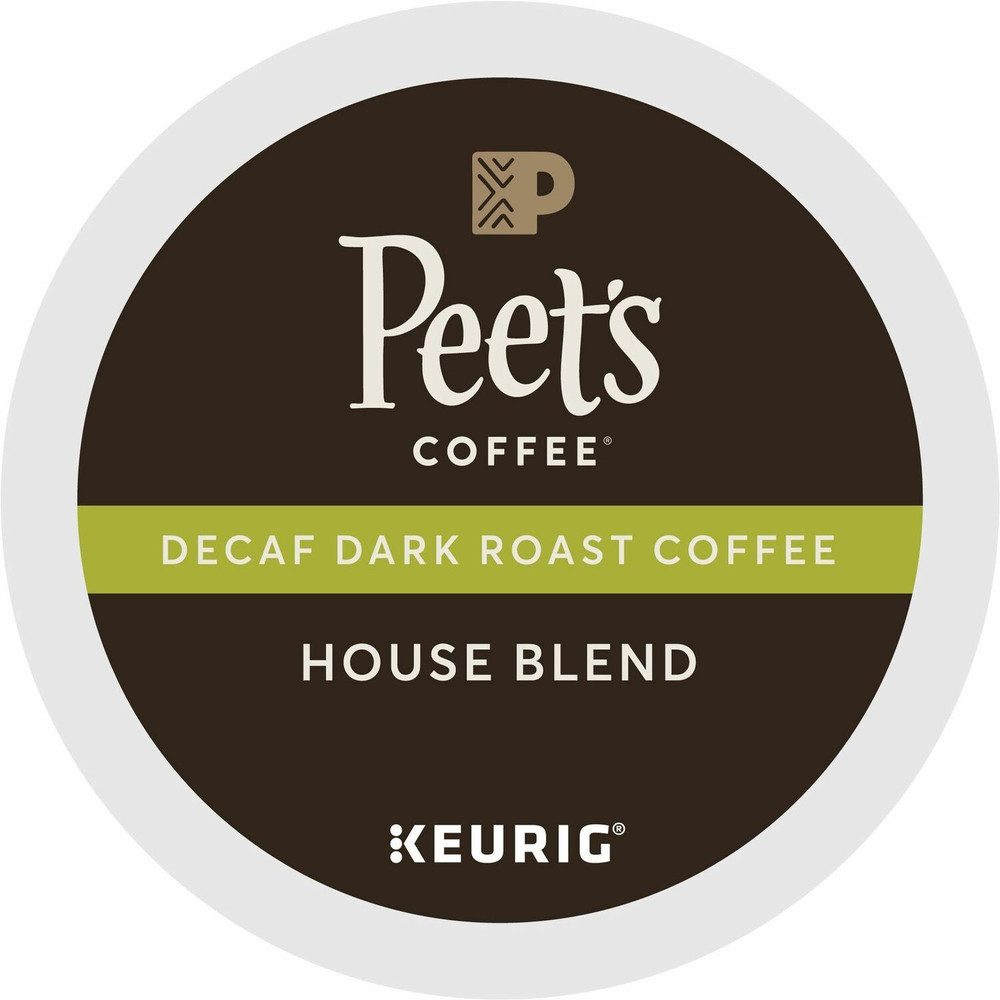 Keurig Dr Pepper Inc. Dr Pepper Snapple 2408 Peet's Coffee&reg; K-Cup House Blend Decaf Coffee