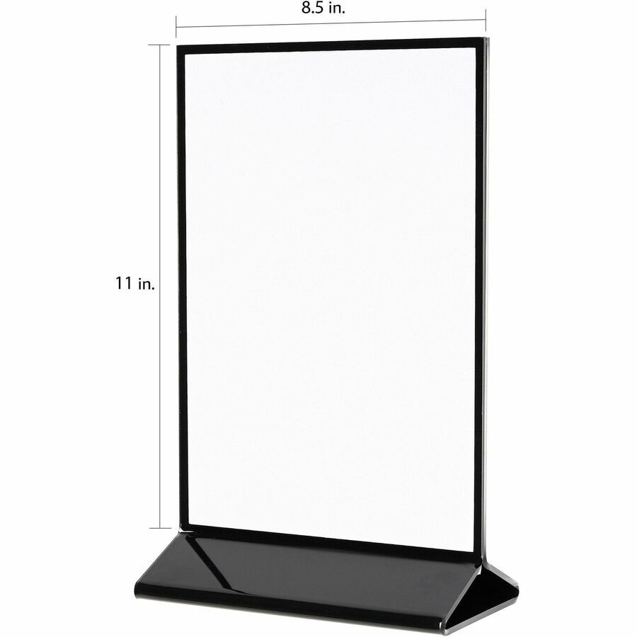 Deflecto, LLC Deflecto 4430 Deflecto Double-Sided Sign Holder w/Base