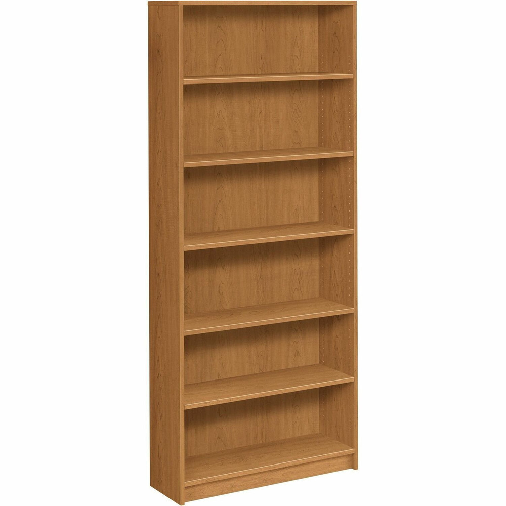 The HON Company HON HON1877C HON 1870 Series Bookcase | 6 Shelves | 36"W | Harvest Finish