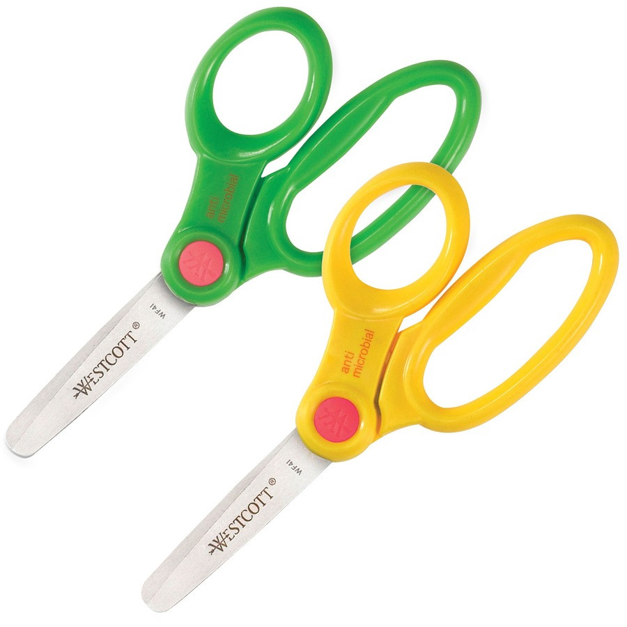 Acme United Corporation Westcott 14871 Westcott 5" Antimicrobial Kids Blunt Scissors