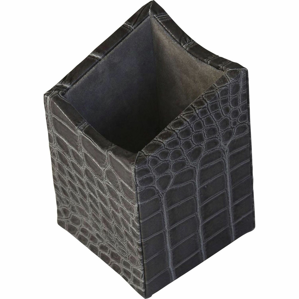 Dacasso Limited, Inc Protacini A6210 Protacini Castlerock Gray Italian Patent Leather Pencil Cup