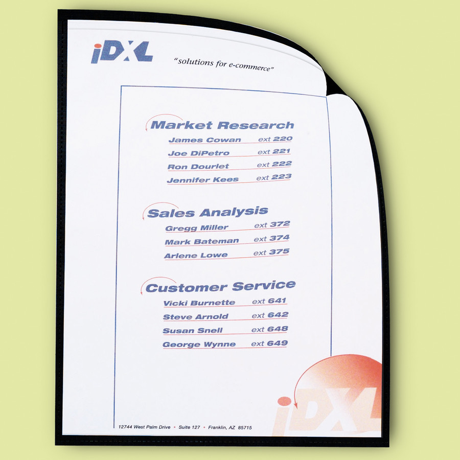 C-Line Products, Inc C-Line 37911 C-Line Cubicle Keepers Display Pockets for Metal Surfaces