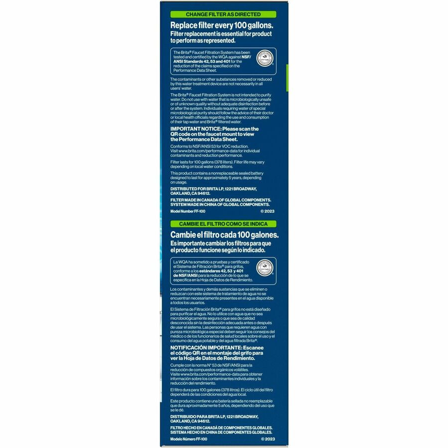 The Clorox Company Brita 42201CT Brita Complete Water Faucet Filtration System with Light Indicator